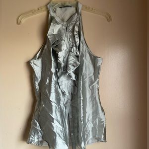 Silver Armani Exchange shirt